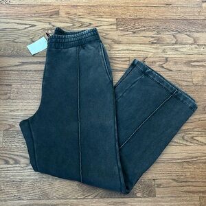NWT high waist wide leg sweatpants
